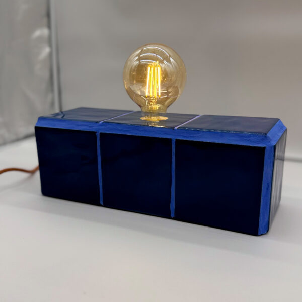 Lampe Bleu Nuit — Format long 13x35