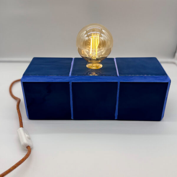 Lampe Bleu Nuit — Format long 13x35