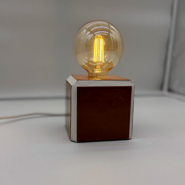 Lampe Cube Caramel — 10x10