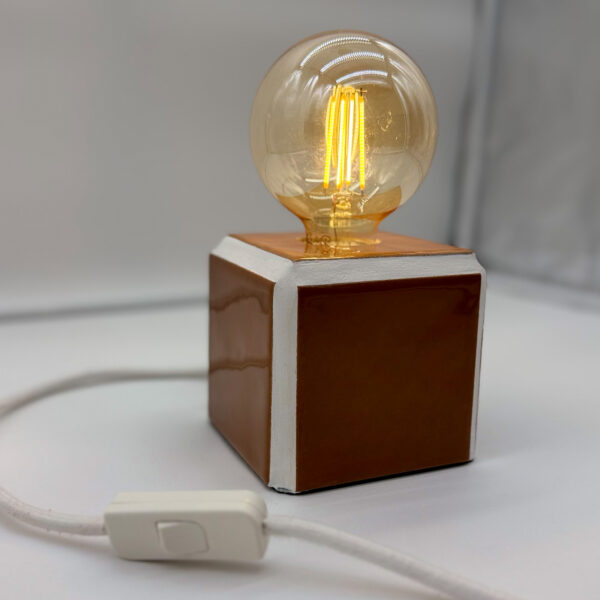 Lampe Cube Caramel — 10x10