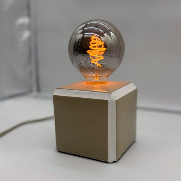 Lampe Cube Taupe — 10x10