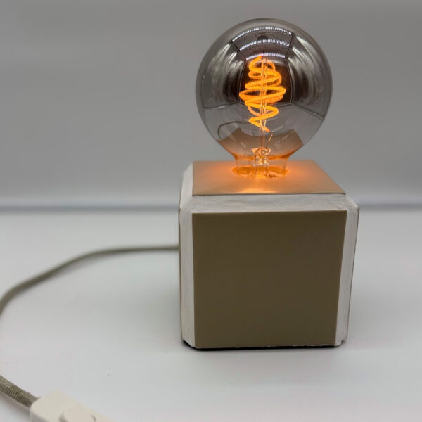 Lampe Cube Taupe — 10x10